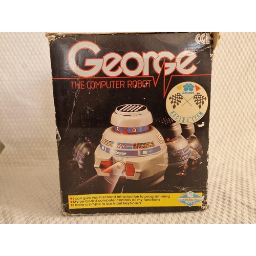 779 - Vintage 'George' The Computer Robot, by 'CGL Electronic Toys', #60-01, in Original Box