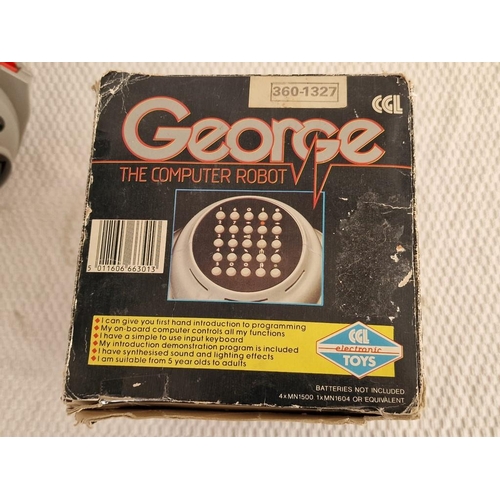 779 - Vintage 'George' The Computer Robot, by 'CGL Electronic Toys', #60-01, in Original Box