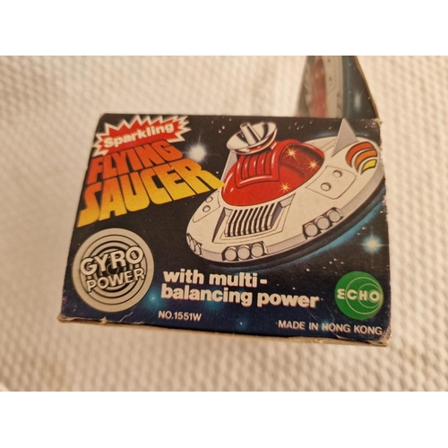 782 - 2 x Vintage Tin Space Age Toys; Bump & Go Space Ship X-52 #126 with Original Box, Together with 'Ech... 