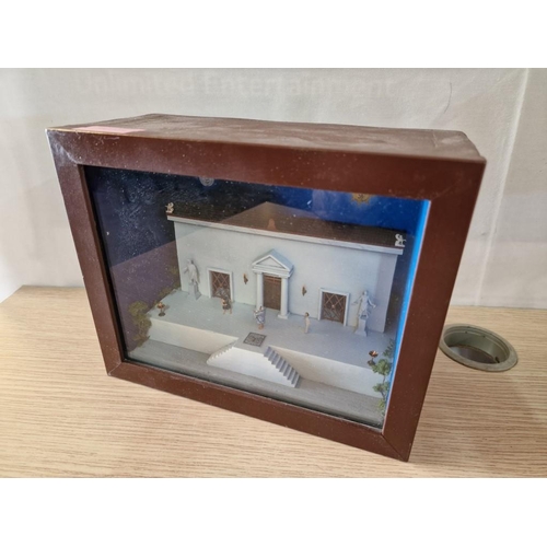 786 - 3D Box Frame with Grecian Style Building