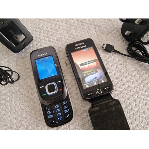 46 - 2 x Mobile Phones; Samsung and Nokia, * Basic Test and Both Working *, (2)