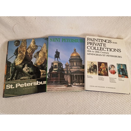 47 - 3 x Hardback Books on St Petersburg, Russia, (see multiple catalogue photos for author and ISBN), (3... 