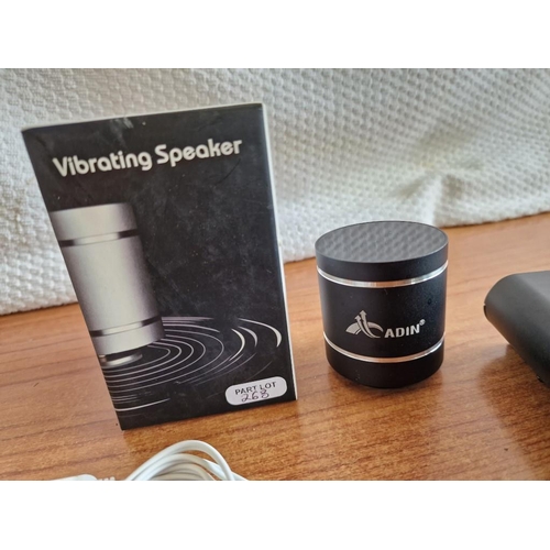 781 - 'Tube MP' Microphone Preamplifie with Box, Together with 'Vibro-Speaker', a Bluetooth Vibrating Spea... 