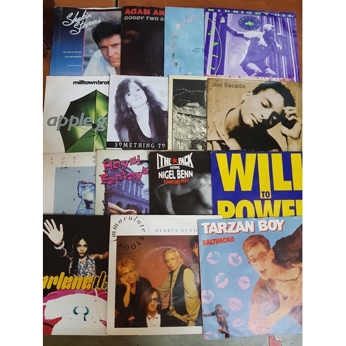 60A - Collection of 15 x Various Music 45RPM Vinyl Single Records inc; Shakin Stevens, Adam the Ants, Midn... 