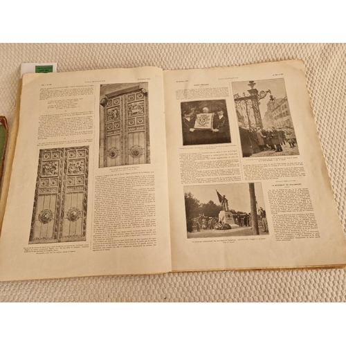 791 - 2 x Antique Issues of 'L'Illustration' (Paris, France), Dated 1919 and 1923, Including Many Interest... 