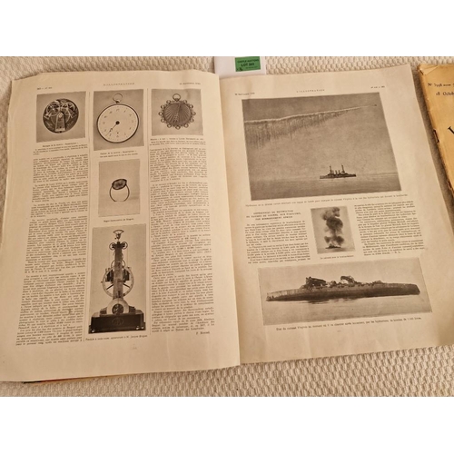 791 - 2 x Antique Issues of 'L'Illustration' (Paris, France), Dated 1919 and 1923, Including Many Interest... 