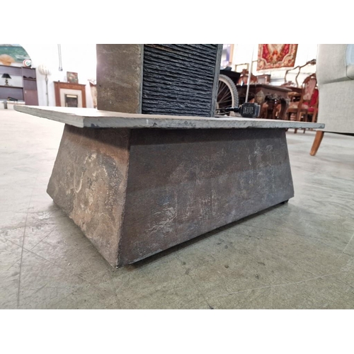 133 - Tall Floor Standing Slate Effect Water Feature / Waterfall, (Approx. H: 170cm), *Basic Test and Work... 