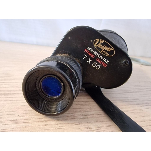 28 - Vesper Non-Reflective Titanic Coated 7x50 Monocular