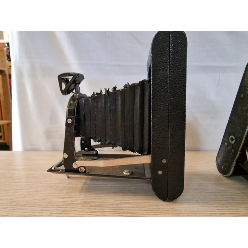 36 - 2 x Vintage Folding Bellows Cameras; Contessa Nettel (Circa 1910) and Kodak 6-16 Junior, (A/F), (Cir... 