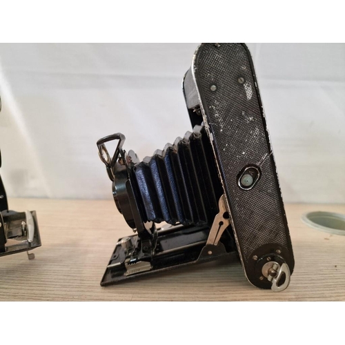 36 - 2 x Vintage Folding Bellows Cameras; Contessa Nettel (Circa 1910) and Kodak 6-16 Junior, (A/F), (Cir... 