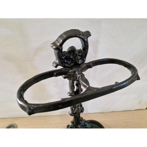 54 - Cast Iron Umbrella / Stick Stand, (Approx. H: 53cm)