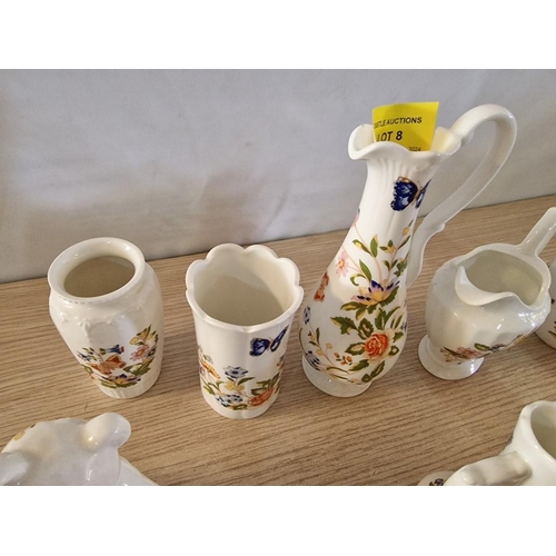 8 - Collection of Aynsley 'Cottage Garden' Fine Bone China, Miniatures & Novelty Items, 10 Pieces