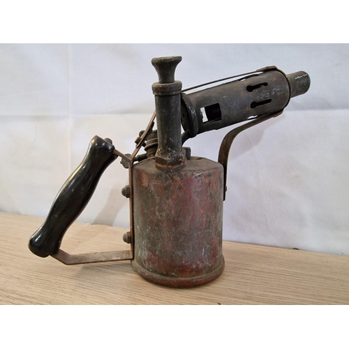 76 - Vintage Blow Torch, Together with Vintage Soldering Iron, (2)