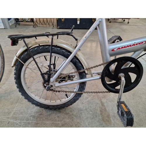 82 - Pakka 'Ammaco' Folding Bicycle, Grey Colour,