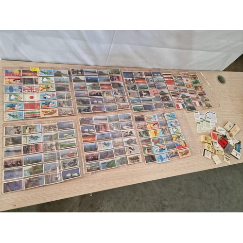 86 - Large Collection of Vintage Tea Cards, Assorted Sets, Together with Collection of Matches / Matchbox... 