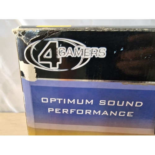 90 - '4 Gamers' 5.1 Surround Sound Speaker System with Box,  (Model: SPC205), (Untested)