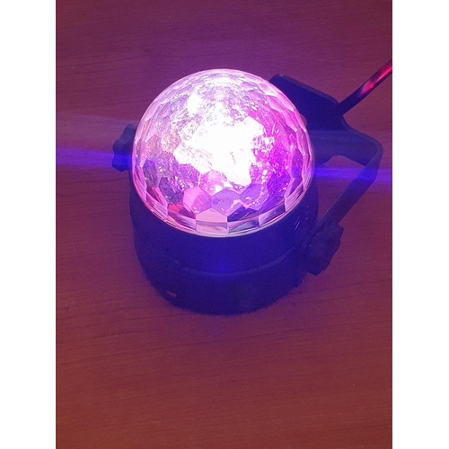 141 - Mini Stage Disco Ball Lamp, Ø8cm (Little Magic Colorful Ball Light) *Basic Test and Working when Lot... 