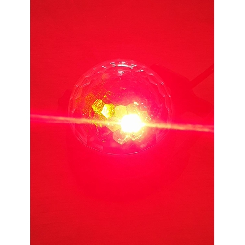 141 - Mini Stage Disco Ball Lamp, Ø8cm (Little Magic Colorful Ball Light) *Basic Test and Working when Lot... 