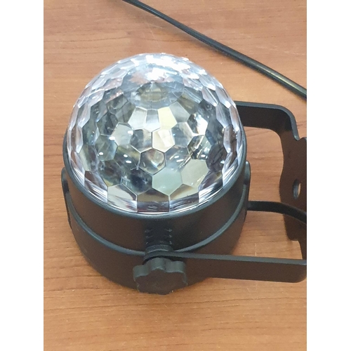 141 - Mini Stage Disco Ball Lamp, Ø8cm (Little Magic Colorful Ball Light) *Basic Test and Working when Lot... 