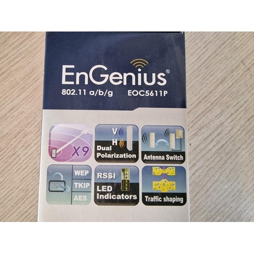 364 - EnGenius Long-Range 802.11a N Wireless Outdoor Bridge Access Point (Model ENH500)

** Stock Clearanc... 