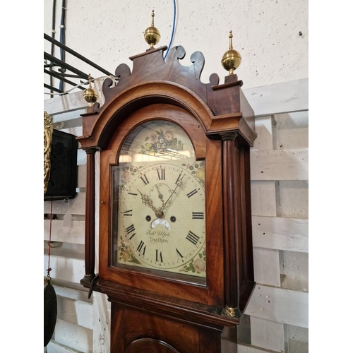 130 - Antique English Longcase / Grandfather Clock by 'Robert Ulph, Stalham' in Norfolk, England. Circa 19... 