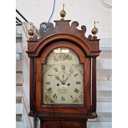 130 - Antique English Longcase / Grandfather Clock by 'Robert Ulph, Stalham' in Norfolk, England. Circa 19... 