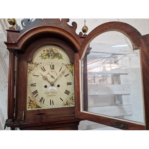 130 - Antique English Longcase / Grandfather Clock by 'Robert Ulph, Stalham' in Norfolk, England. Circa 19... 