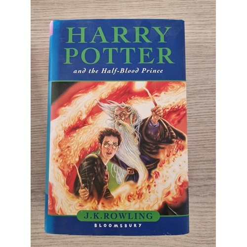 188 - Collection of Harry Potter Books, Incl. 2 x First Edition Hard Backs; 'The Half-Blood Prince' ISBN 0... 