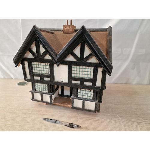 239 - Vintage Handmade Tudor Style House, (Approx. 33 x 32 x 35cm)