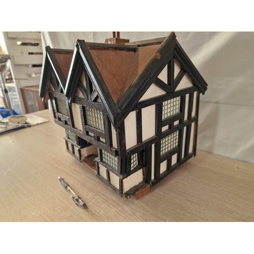 239 - Vintage Handmade Tudor Style House, (Approx. 33 x 32 x 35cm)