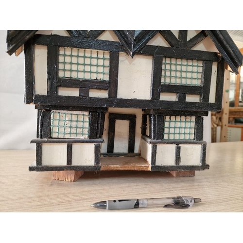 239 - Vintage Handmade Tudor Style House, (Approx. 33 x 32 x 35cm)