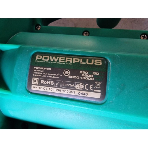 455 - Powerplus Leaf Blower / Vacuum, (Model: POW63160), (Nb. No Bag).