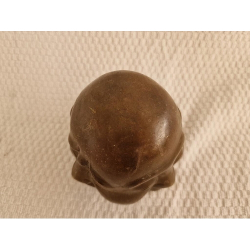 131 - 4-Faced / 4-Sided Buddha Head Ornament, (Approx. H: 11cm)