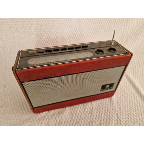 132 - Vintage Roberts Radio, (Model: RP28 AM-FM 3 Band Preset), Untested