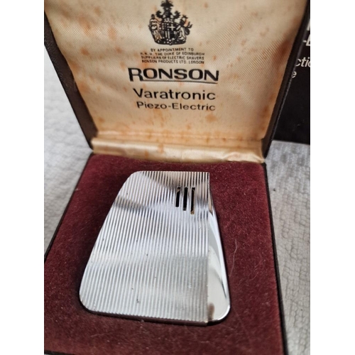 137 - Collection of Ronson Lighers; 2 x 'Varaflame' in Box, 'Varatronic' in Box and 4 x Others, (7)