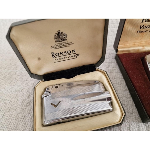 137 - Collection of Ronson Lighers; 2 x 'Varaflame' in Box, 'Varatronic' in Box and 4 x Others, (7)