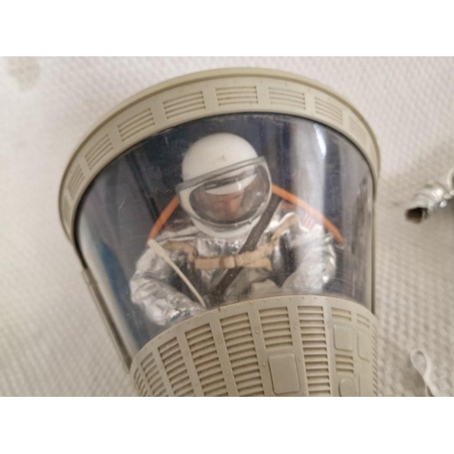 141 - Vintage Action Man Astronaut and Space Capsule, Together with Space Suit