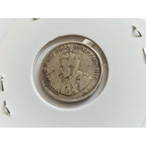 204 - Cyprus Silver Coins; 4 x 1921 King George V Four & Half Piastre, (Each 19.5mm, 2.82g, .925 Sterling ... 