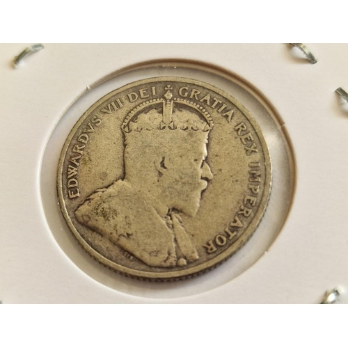 207 - Cyprus Silver Coin; 1907 King Edward VII Nine Piastre, (23.7mm, 5.65g, .925 Sterling Silver), F,