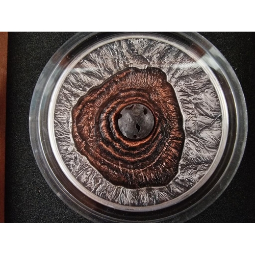 226 - 'Volcano Vesuvius' New Zealand 2 Dollars 2oz Silver Proof Coin (.999), (2015), Limited Edition of On... 