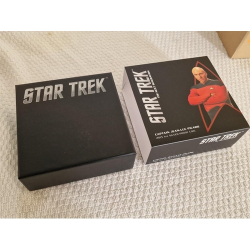 232 - Star Trek 'The Next Generation' Captain Jean-Luc Picard Limited Edition Collector's 1oz Silver (.999... 