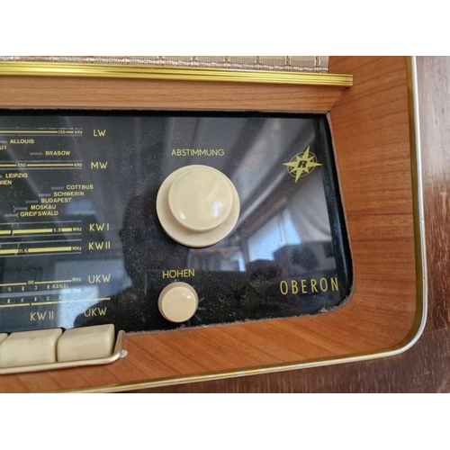 3 - Large Vintage Oberon RFT Radio, (Approx. 69 x 26 x 41cm)