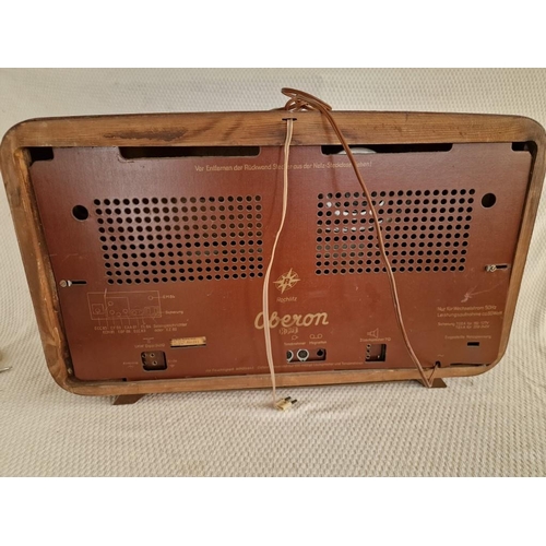 3 - Large Vintage Oberon RFT Radio, (Approx. 69 x 26 x 41cm)