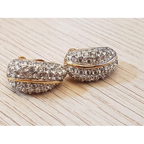 302 - 4 x Pair of Classic Evening Clips (One Pair Decorated with Swarovski Crystals)