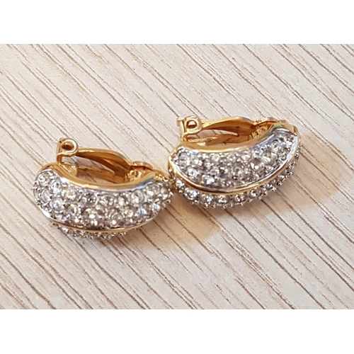 302 - 4 x Pair of Classic Evening Clips (One Pair Decorated with Swarovski Crystals)