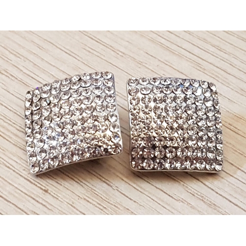 302 - 4 x Pair of Classic Evening Clips (One Pair Decorated with Swarovski Crystals)