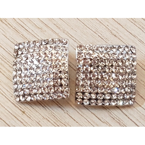 302 - 4 x Pair of Classic Evening Clips (One Pair Decorated with Swarovski Crystals)