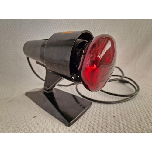 32 - Vintage German Bakelite Infrared Heat Lamp, Circa 1960's, * Working When Lotted *