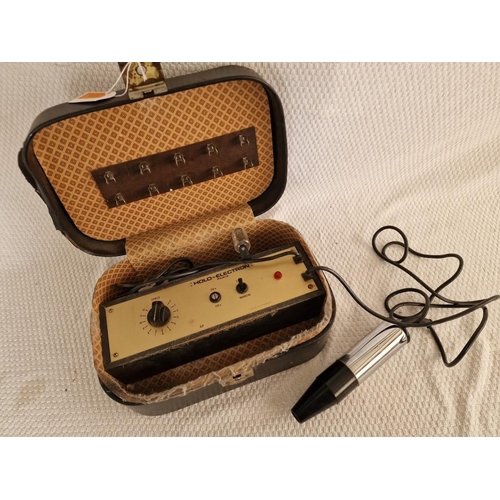 33 - Vintage 'Holo-Electron' Paris High Frequency Electrotherapy Device in Carry Case