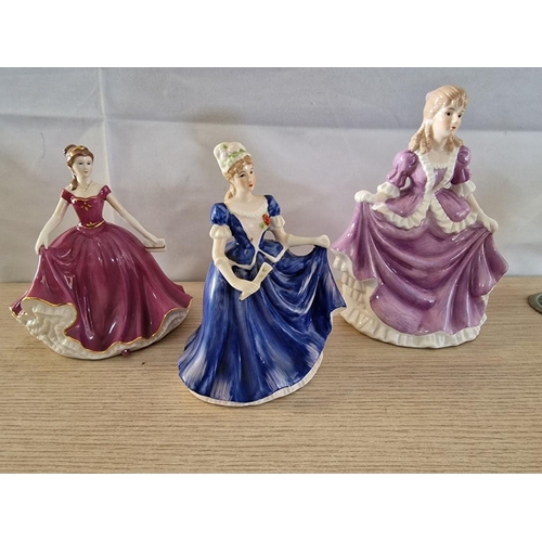 40 - 3 x Elegant Lady Figurines, by Leonardo Collection, (Approx. 16 - 20cm), (3)